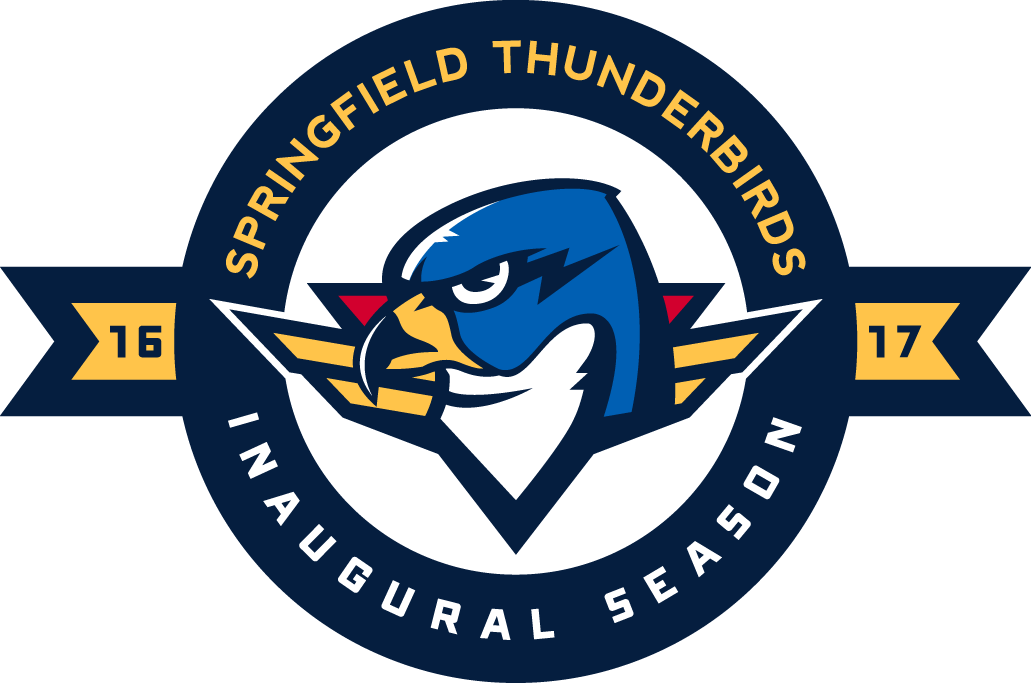 Springfield Thunderbirds 2017 Anniversary Logo iron on heat transfer...